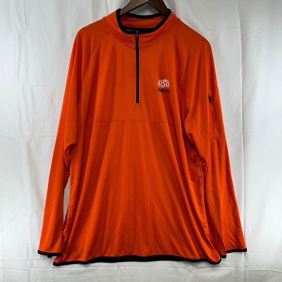 Colosseum Other - Colosseum Oklahoma State Cowboys Pullover Men XXL Orange 1/4 Zip Performance OSU